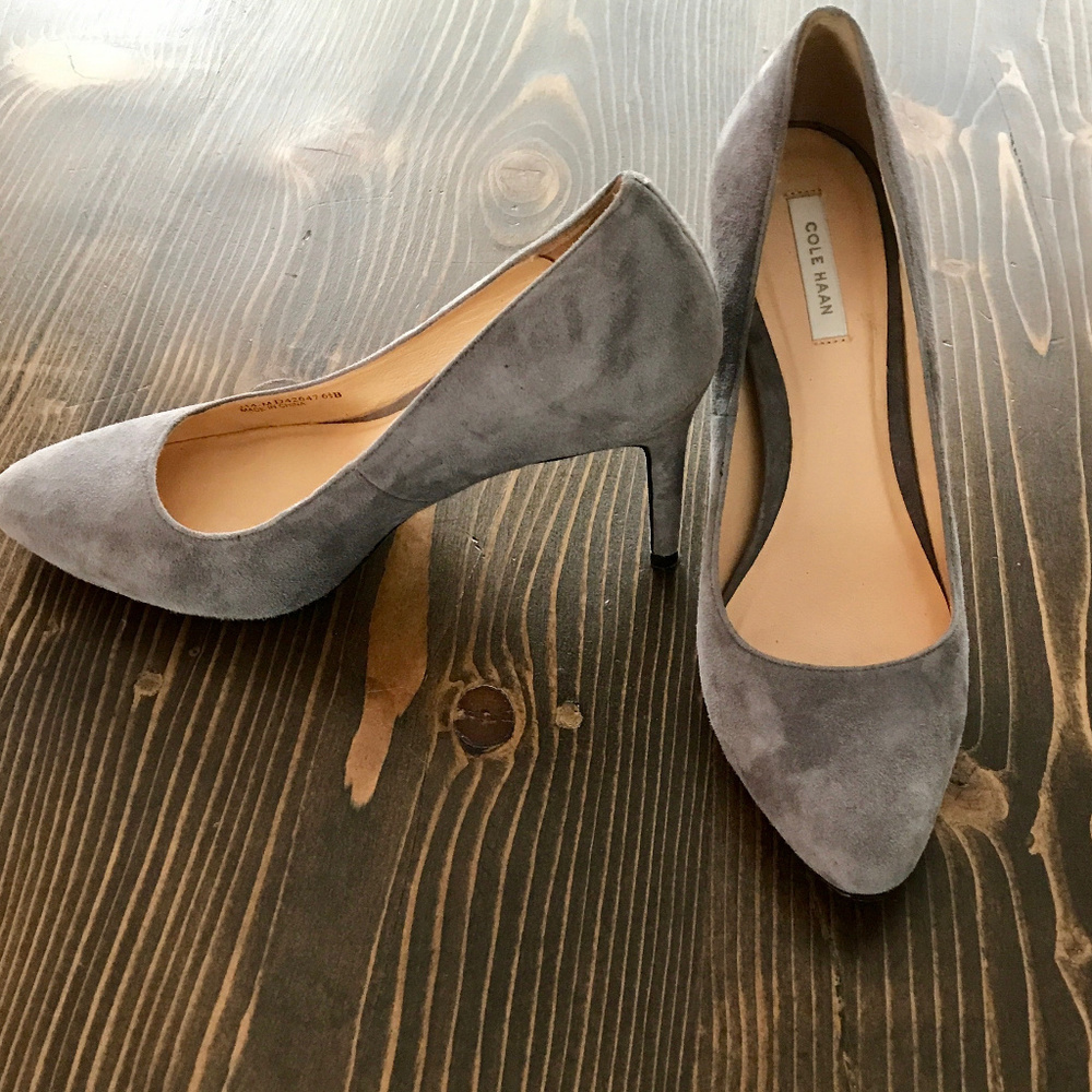 Cole Haan Vesta Pump, grey suede
